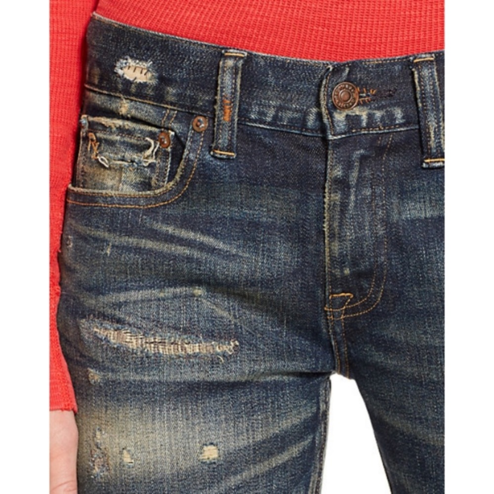 Ralph Lauren Tompkins Patchwork Skinny Jeans - Picture 2 of 12